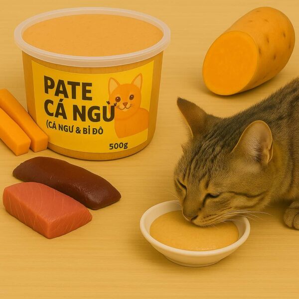 Pate vị Cá Ngừ (Cá Ngừ & Bí Đỏ) - 500g