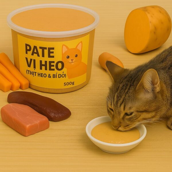 Pate vị Heo (Thịt Heo & Bí Đỏ)